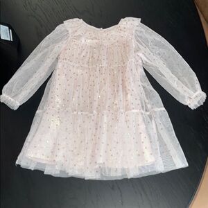 Pink Glittery Tulle Dress
